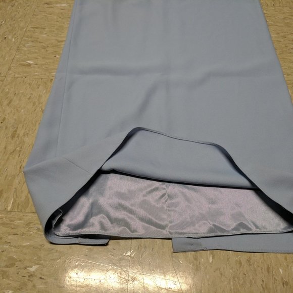 Powder Blue Maxi Gown Dress Formal Embellished - Picture 4 of 9